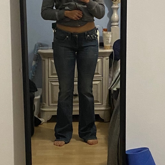 True Religion Blue Bootcut Jeans - Picture 6 of 6